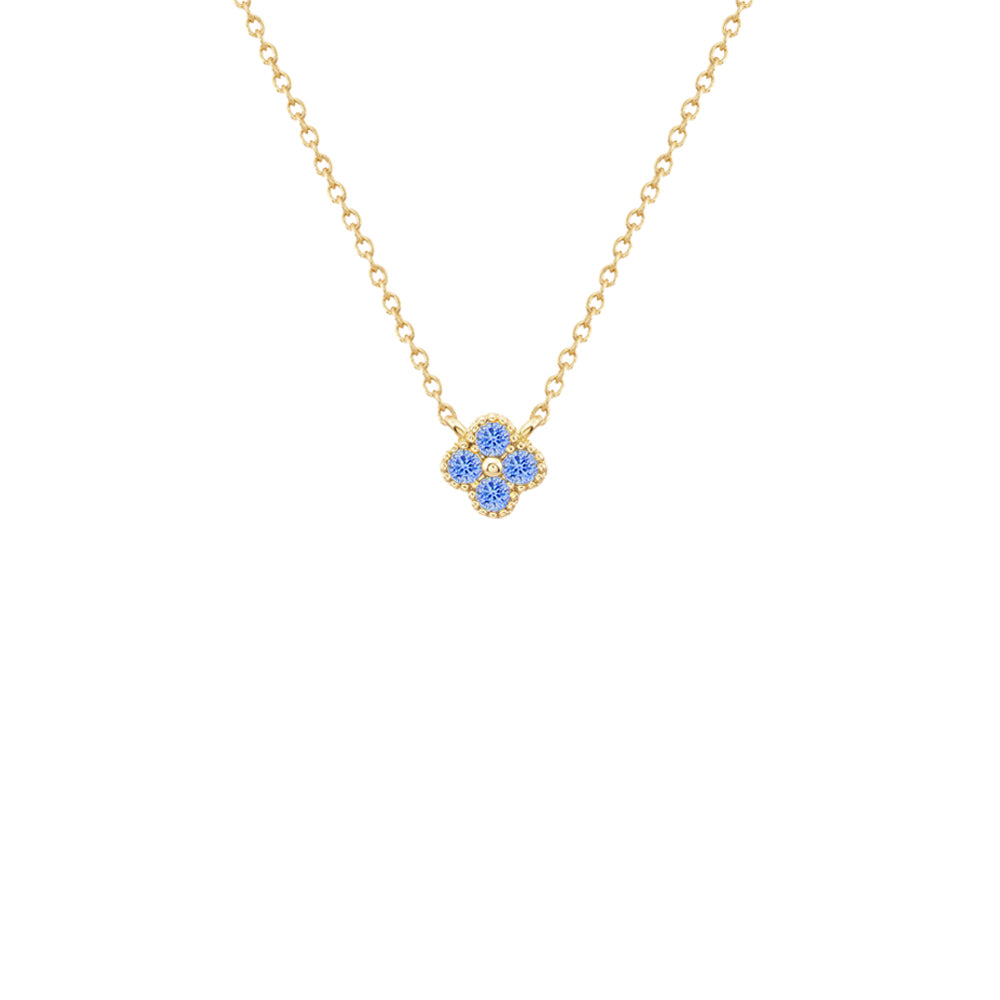Eternal Spring Blue CZ Necklace