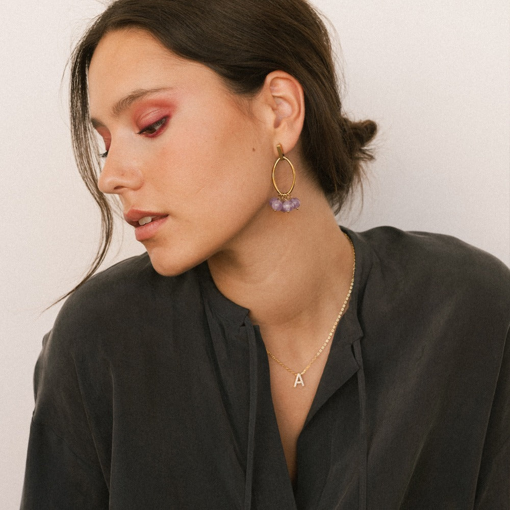 Arya Gold Letter Necklace