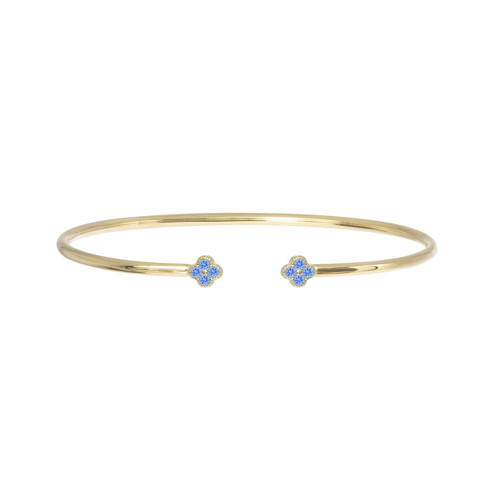 Eternal Spring Blue CZ Bangle