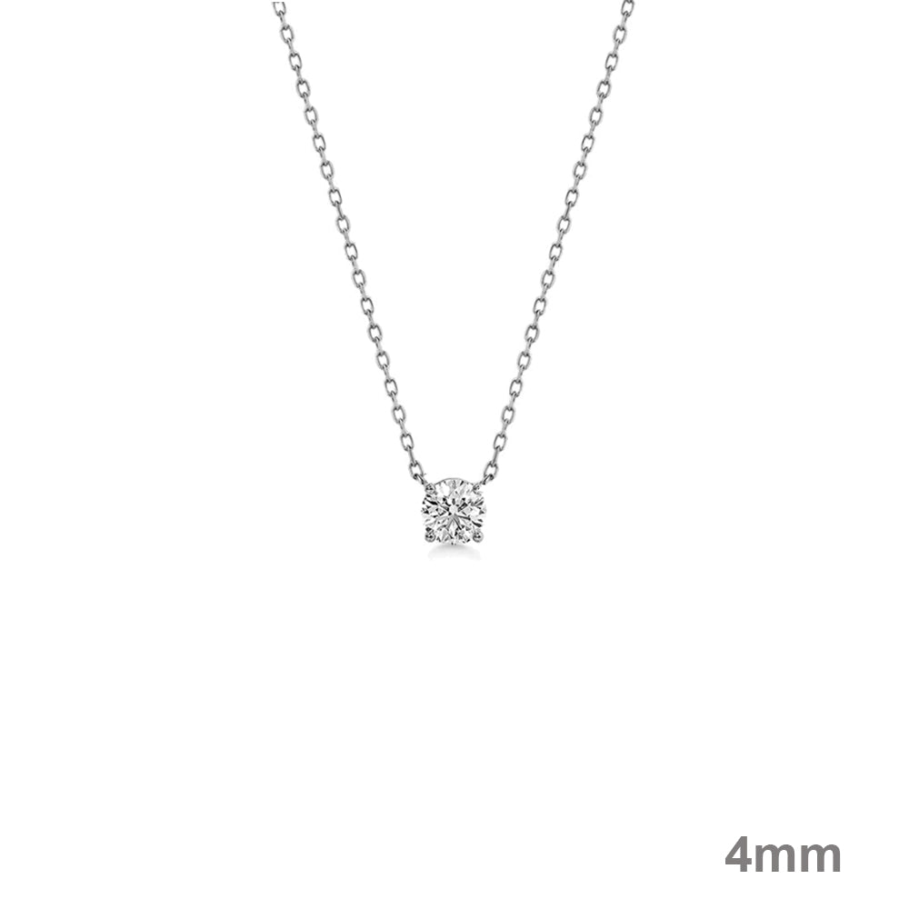 Silver Cz Necklace