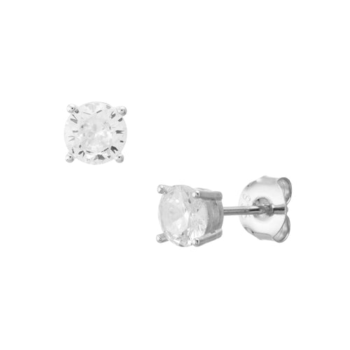 Zirconia Sterling Silver Earrings
