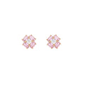 Brincos de Botão Kenza em Ouro Rosa (Rose Gold)