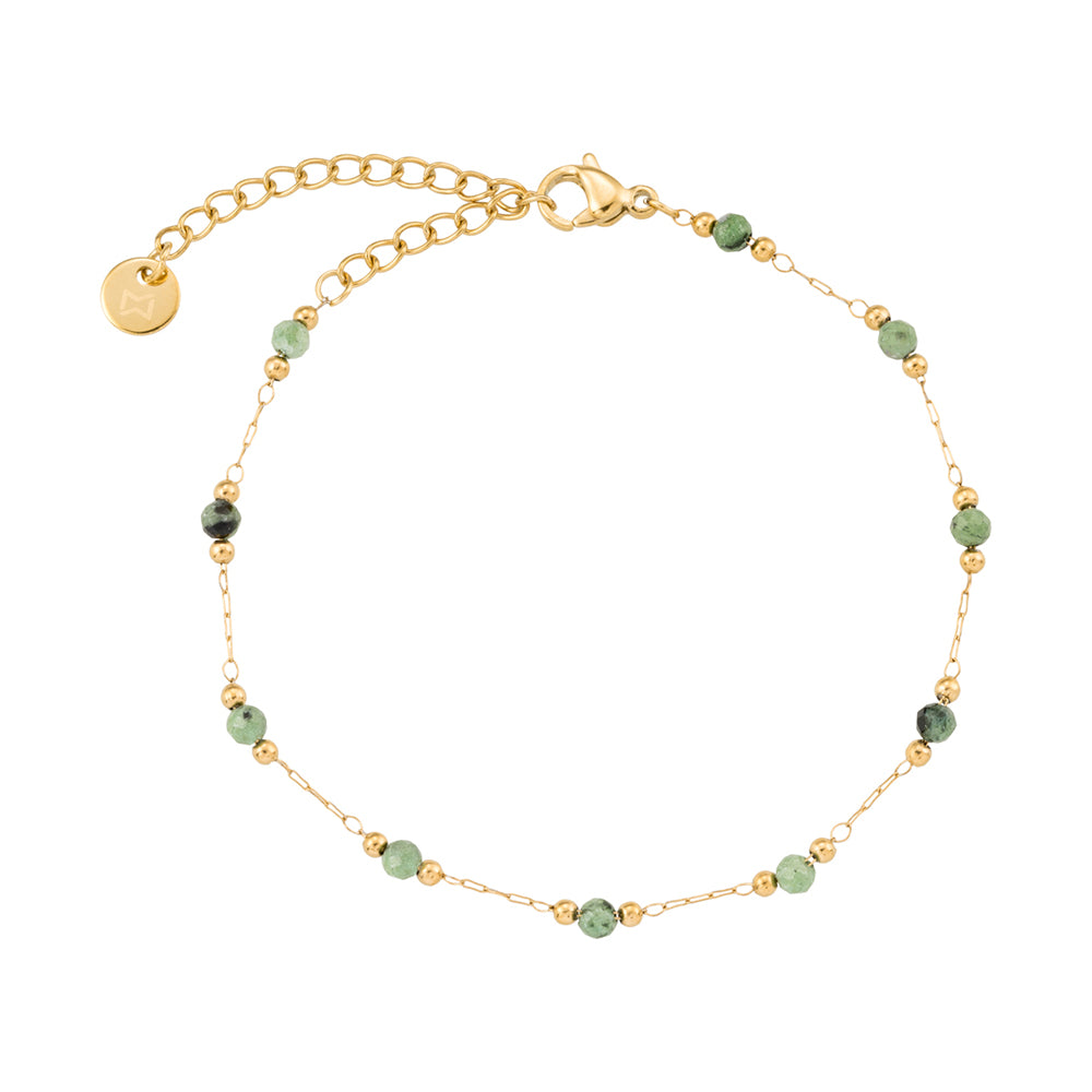 Verona Green Natural Stone Bracelet